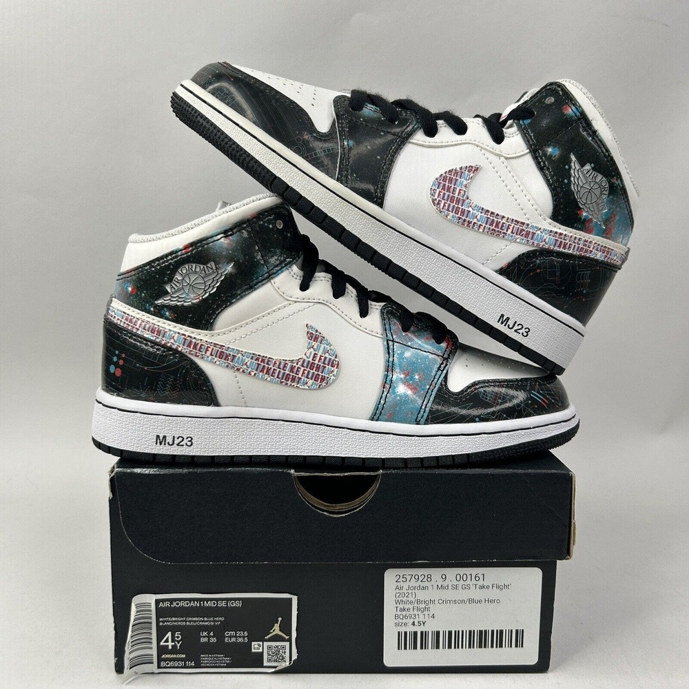 Nike Shoes Air Jordan 1 Mid SE GS “Take Flight” 2024 - Picture 1 of 5